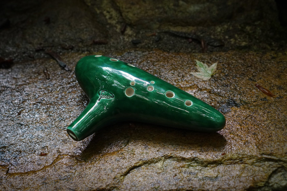 Concert Series Alto C Emerald Green Spencer Ocarina