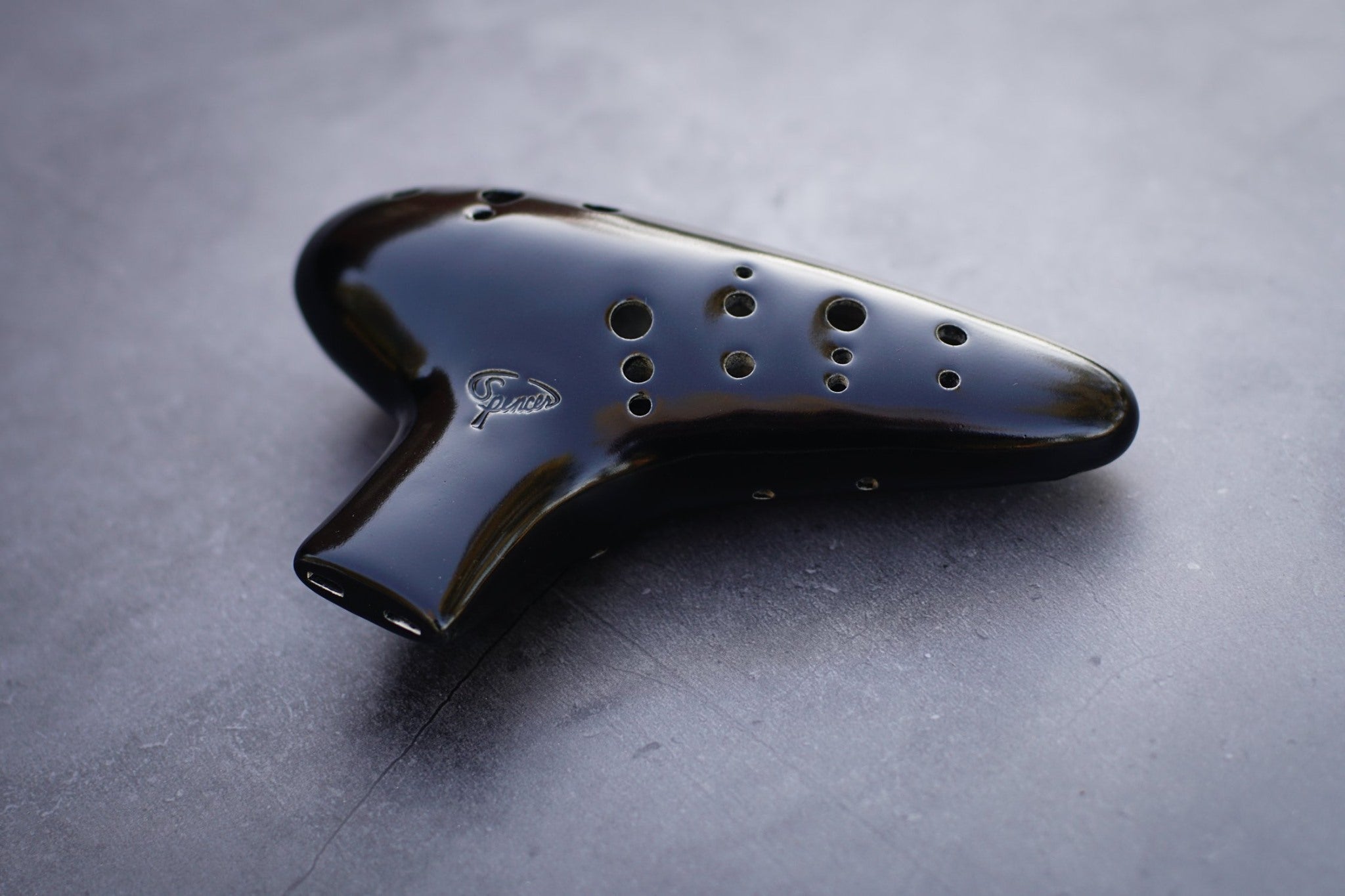 Virtuosos Series Double Alto C - Onyx Black – Spencer Ocarina